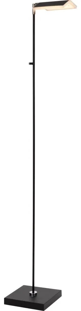 Lucide 19730/10/30 - LED Stmievateľná stojacia lampa AARON LED/12W/230V čierna