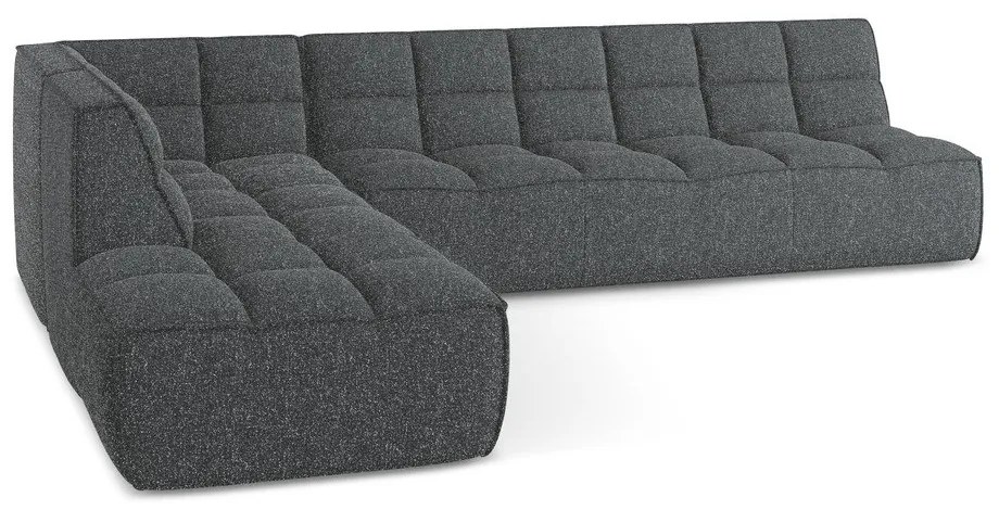 Tmavosivá modulárna rohová pohovka (variabilná) Kalai – Makamii