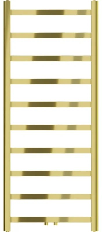 Mexen Bolt, vykurovacie teleso 1200 x 500 mm, 251 W, spodné a stredové, zlatá lesklá, W126-1200-500-00-50