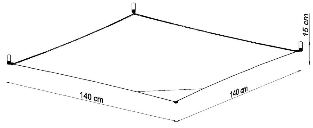 Stropné svietidlo Luna, 1x biele textilné tienidlo, (140 cm)