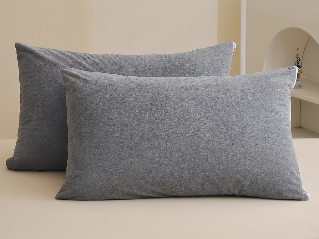 XPOSE® Froté chránič vankúša - sivý 70x90 cm