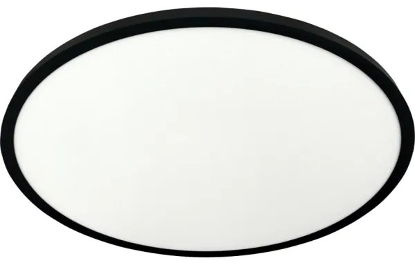 LED stropné svietidlo LED/40W/230V 3000/4000/6500K pr. 50 cm čierne