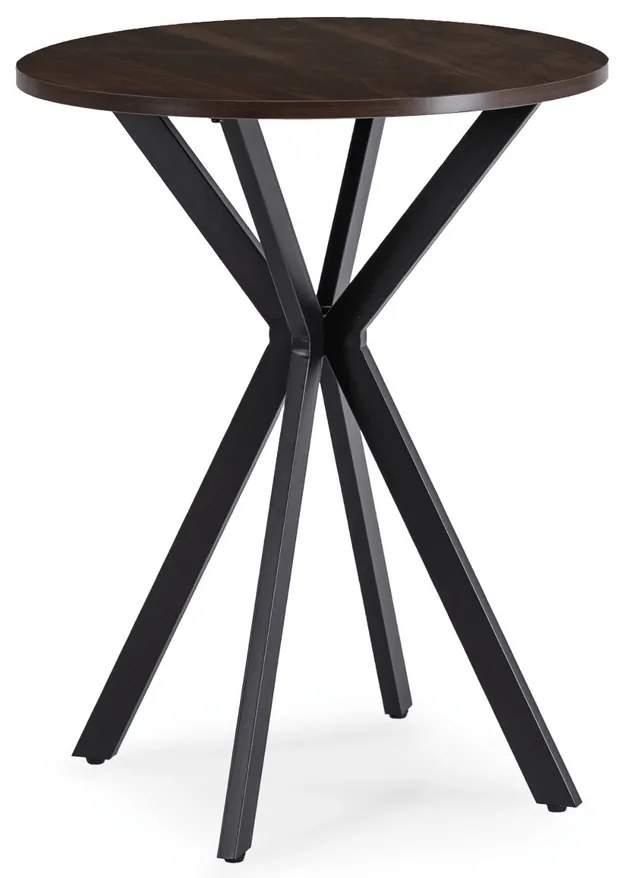 Vintino jedálenský stôl ERION 60 cm Orech / Čierny