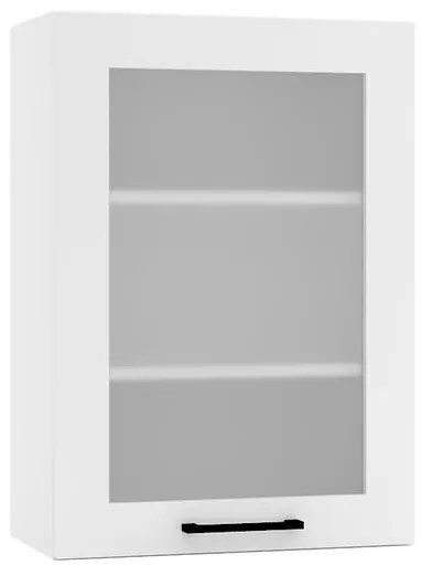 Kuchynská skrinka Denis WS50 PL biely satén mat/biela