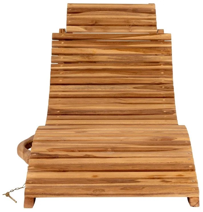 Záhradné ležadlo Pelton teak