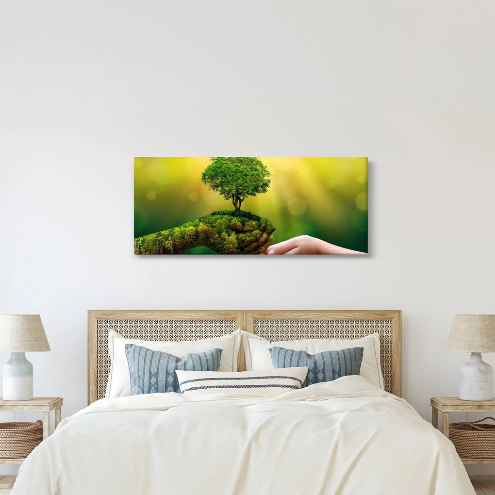 Obraz - Matka krajiny (120x50 cm)