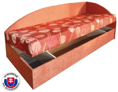 Jednolôžková posteľ (váľanda) 80 cm Mamie (s pružinovým matracom) (P). Vlastná spoľahlivá doprava až k Vám domov. 774121