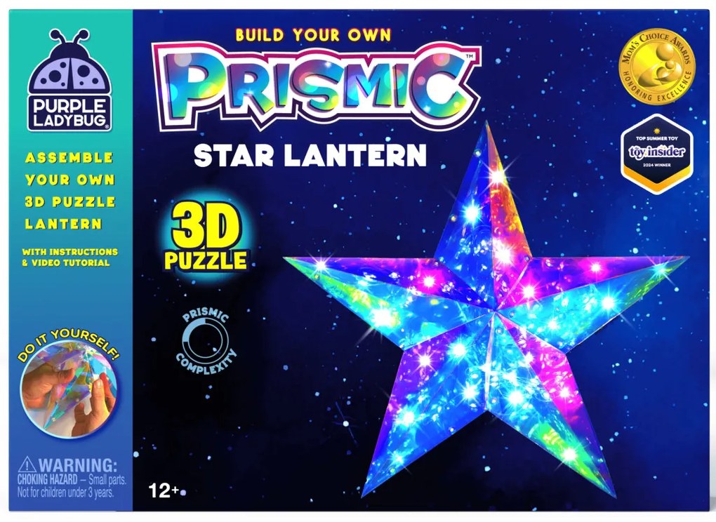 PRISMIC™ 3D Puzzle LED lampa - Star (APU-R-PM-1580)