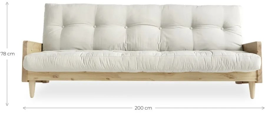 Variabilná pohovka Karup Design India Natural Clear/Linen Beige
