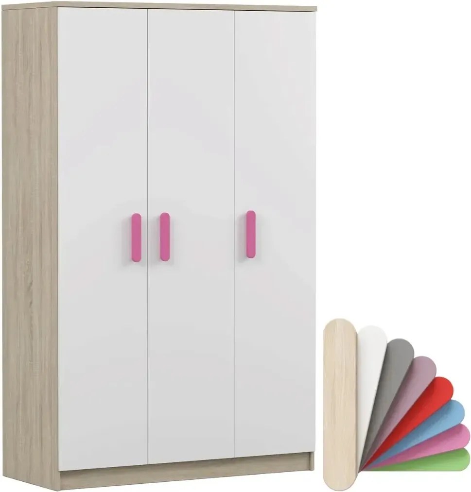 Šatníková skriňa SCOUT 2 - dub sonoma/biela (viac variant)