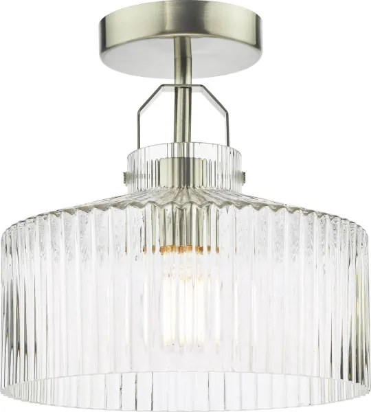 Där Lighting LEN4846 - Prisadený luster LENKA 1xE27/60W/230V matný chróm