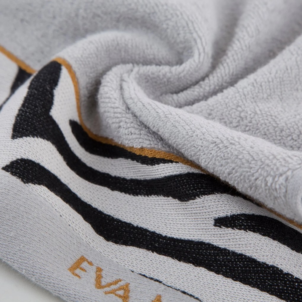 BAVLNENÝ UTERÁK EVA MINGE22 30X50 CM STRIEBORNÁ