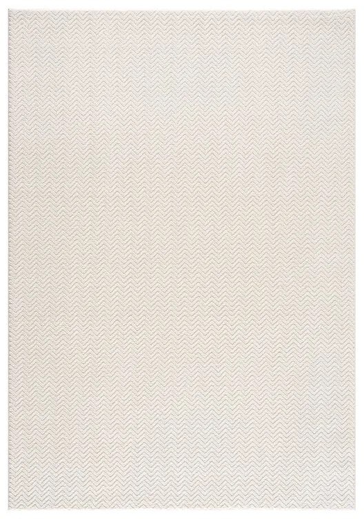 Dekorstudio Jednofarebný koberec FANCY 805 - smotanovo biely Rozmer koberca: 80x150cm