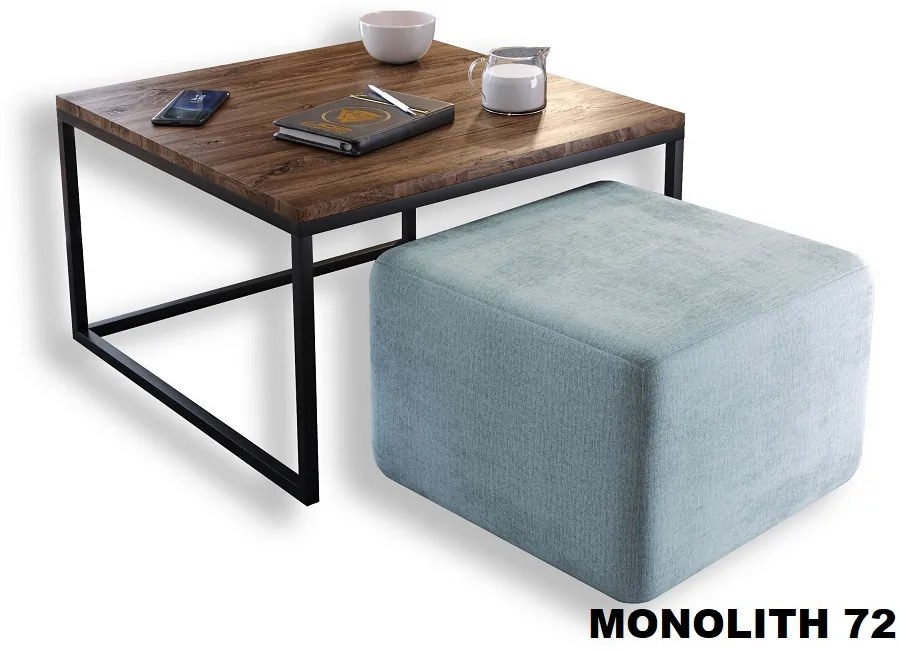 KONFERENČNÝ STOLÍK BELLA DUB STIRLING + TABURET ZAMAT