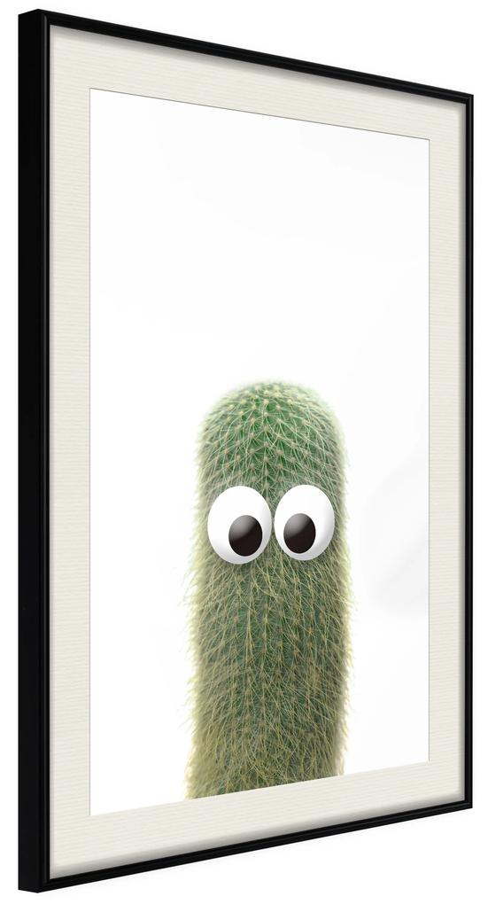 Artgeist Plagát - Prickly Friend [Poster] Veľkosť: 40x60, Verzia: Čierny rám s passe-partout