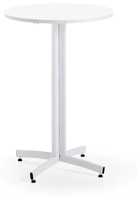 Barový stôl SANNA, Ø700x1050 mm, biela
