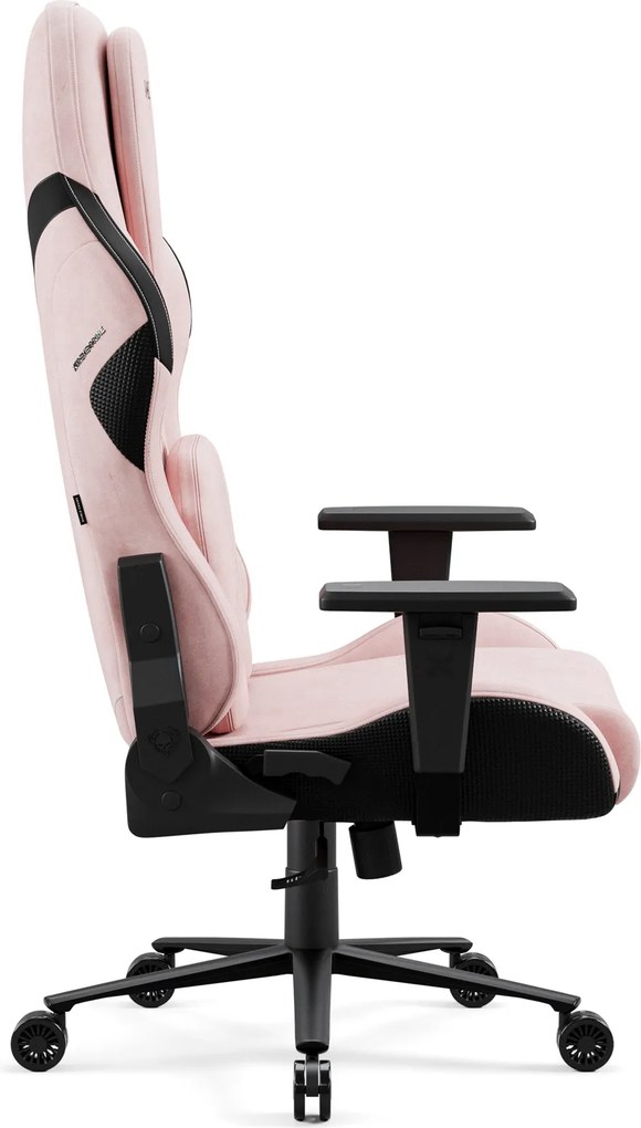 Herné kreslo Normal Size, čierno-ružovej farbe: Diablo X-One Prime Akira Pink