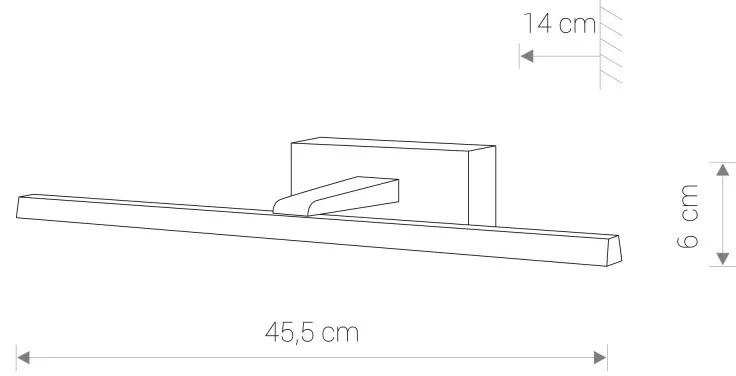 VAN GOGH LED BLACK S 10286, 3000K, 290lm, 30 000h (pôvodné ID 9351)