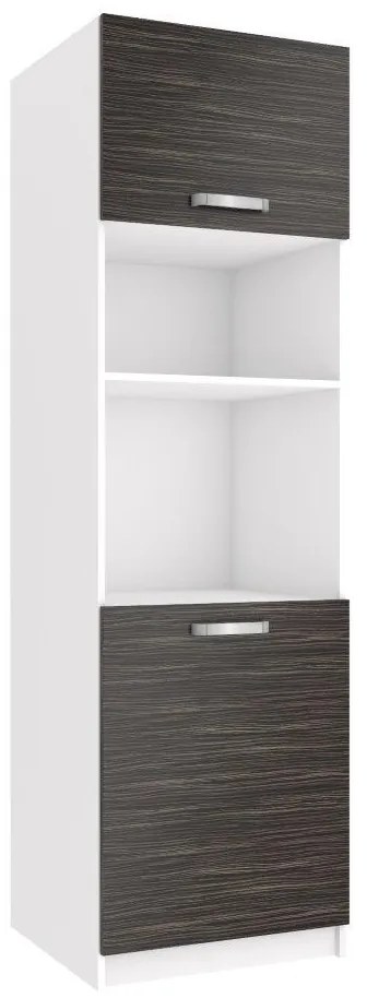 Vysoká kuchynská skrinka Belini pre vstavanú rúru 60 cm eben kráľovský   TOR SSP60/0/WT/HK/0/U