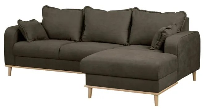 Hnedá rohová pohovka (pravý roh) Beata - Ropez