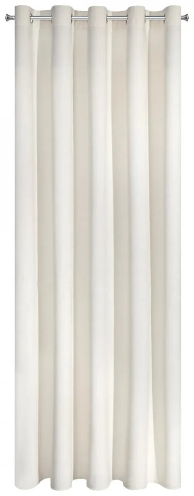 ZATEMŇOVACÍ ZÁVES NA KRÚŽKOCH VILLA 140X250 CM KRÉMOVÁ