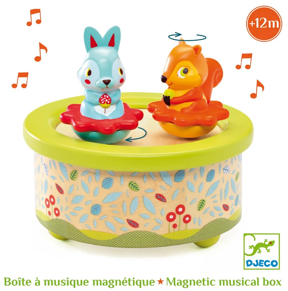 Hracia skrinka – veverička a králiček