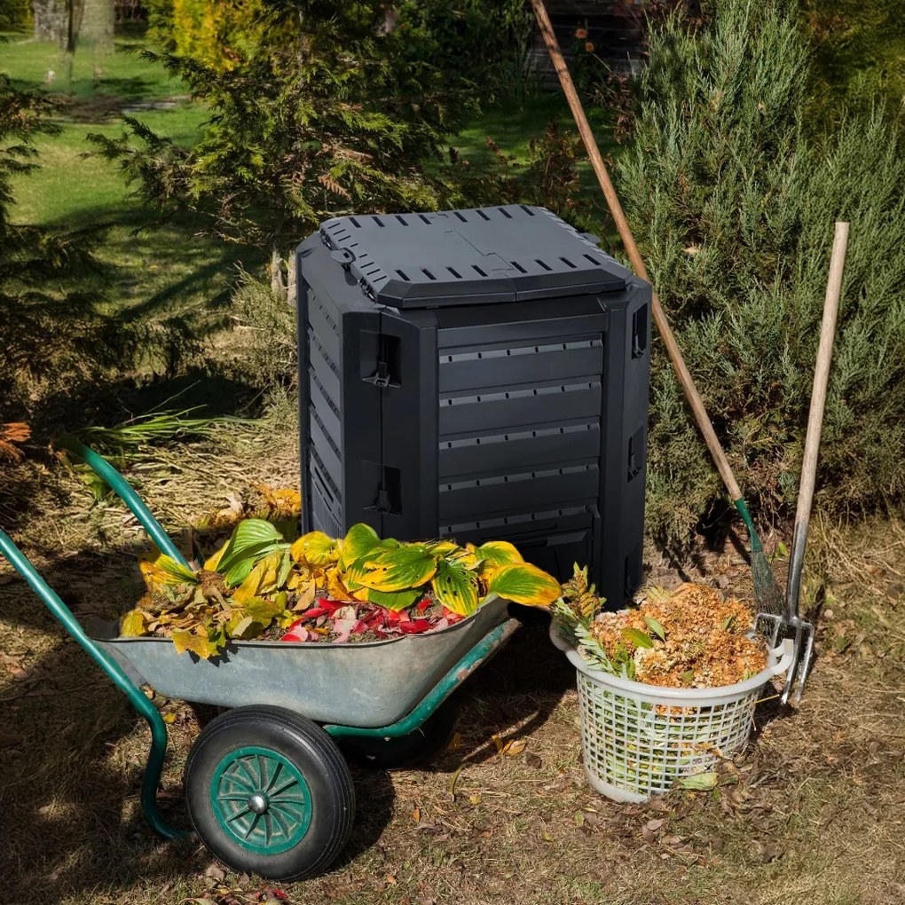Prosperplast Kompostér COMPOGREEN 380 l, čierna