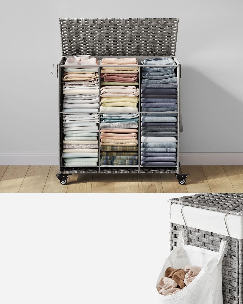 Kôš na bielizeň na kolieskach Darlene 140 l