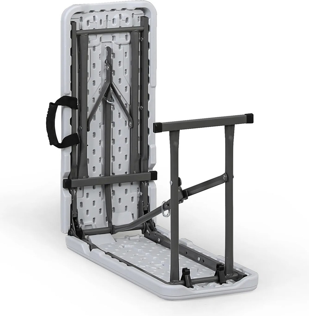 Skladacia cateringová záhradná lavica, 1185 x 260 x 430 mm