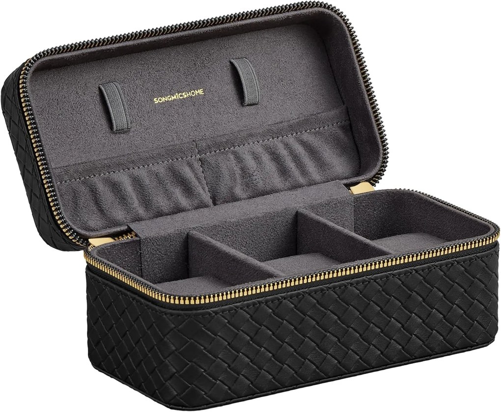 Úložný box na hodinky Lumos černý/šedý