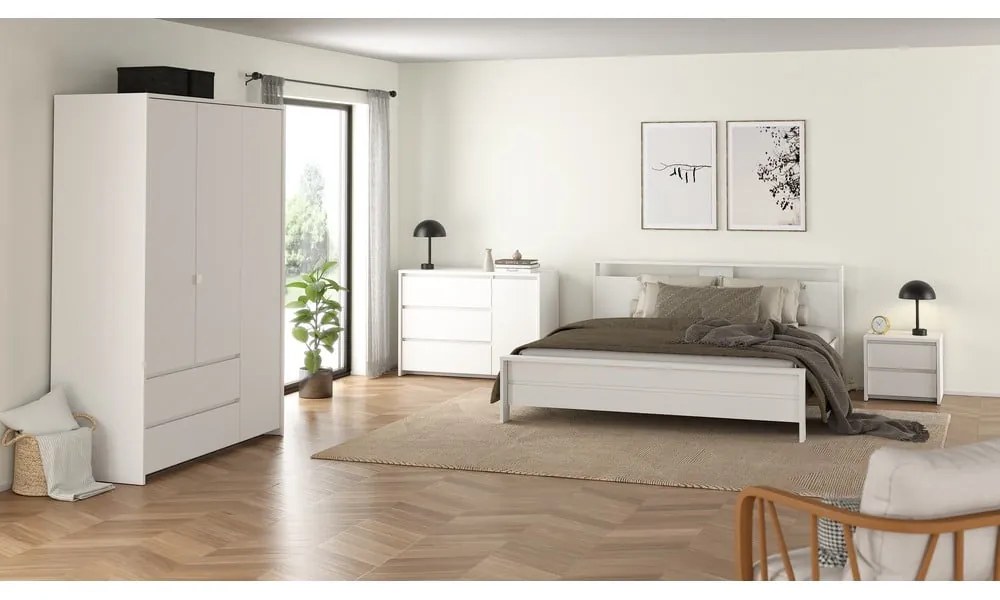 Biela komoda 119x84x48 cm Next – Tvilum