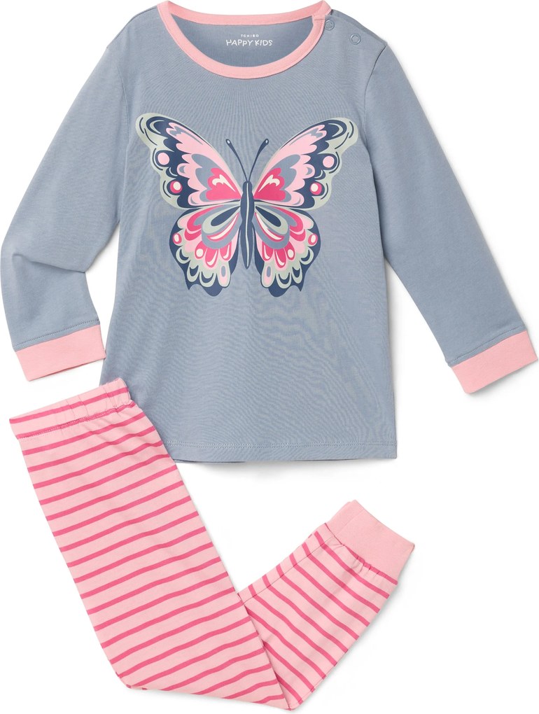 Detské pyžamá, 2 ks, motýľ