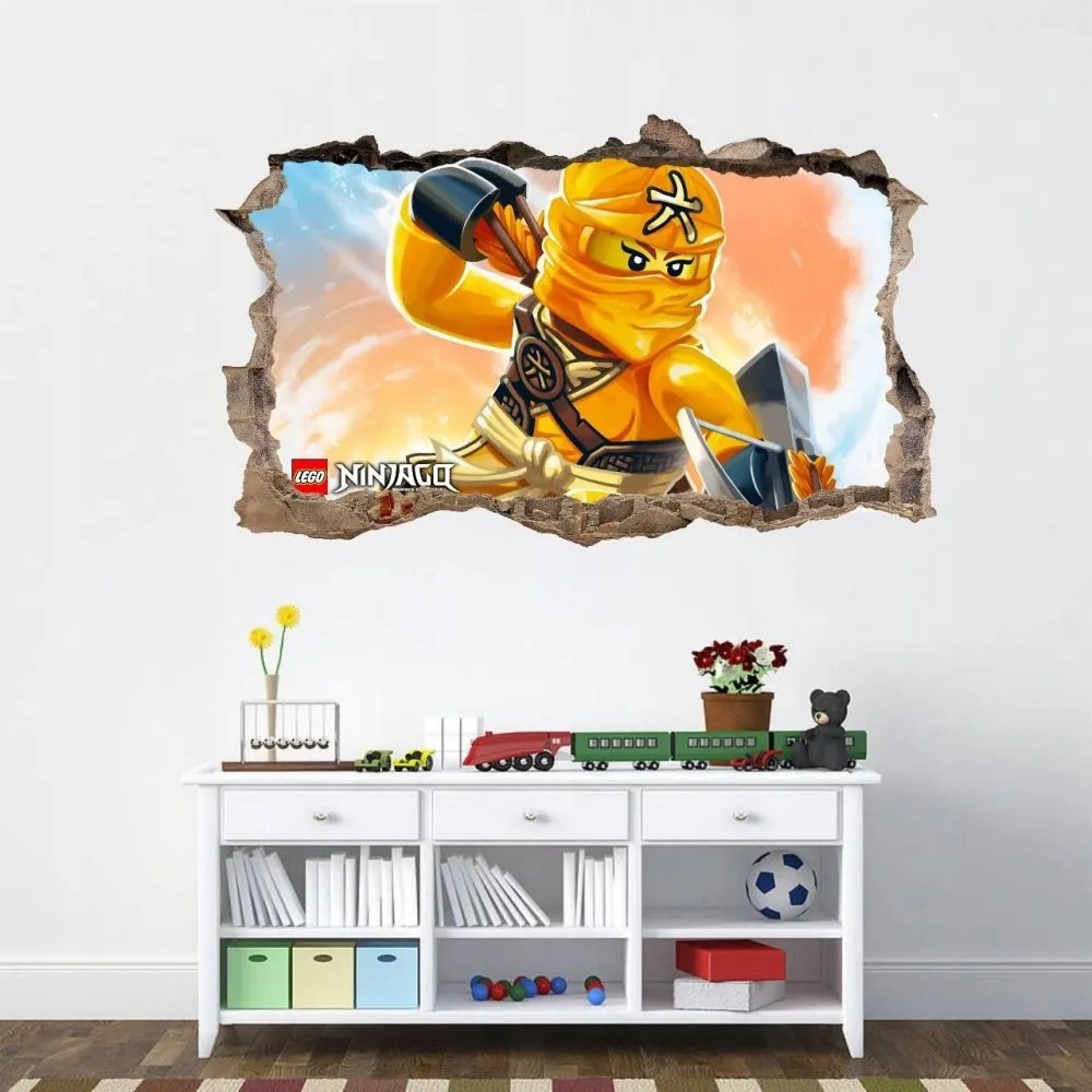 Originálna nálepka na stenu LEGO Ninjago Skyler  47 x 77 cm