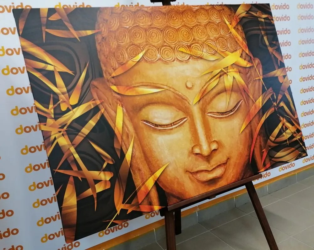 Obraz usmievajúci sa Budha