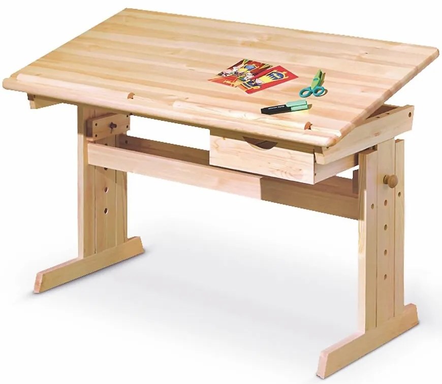 Písací stôl Julia borovica