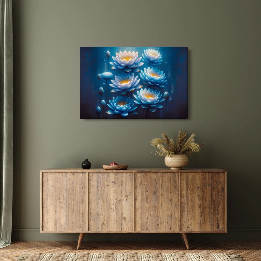Obraz - Lekná pod hladinou (90x60 cm)