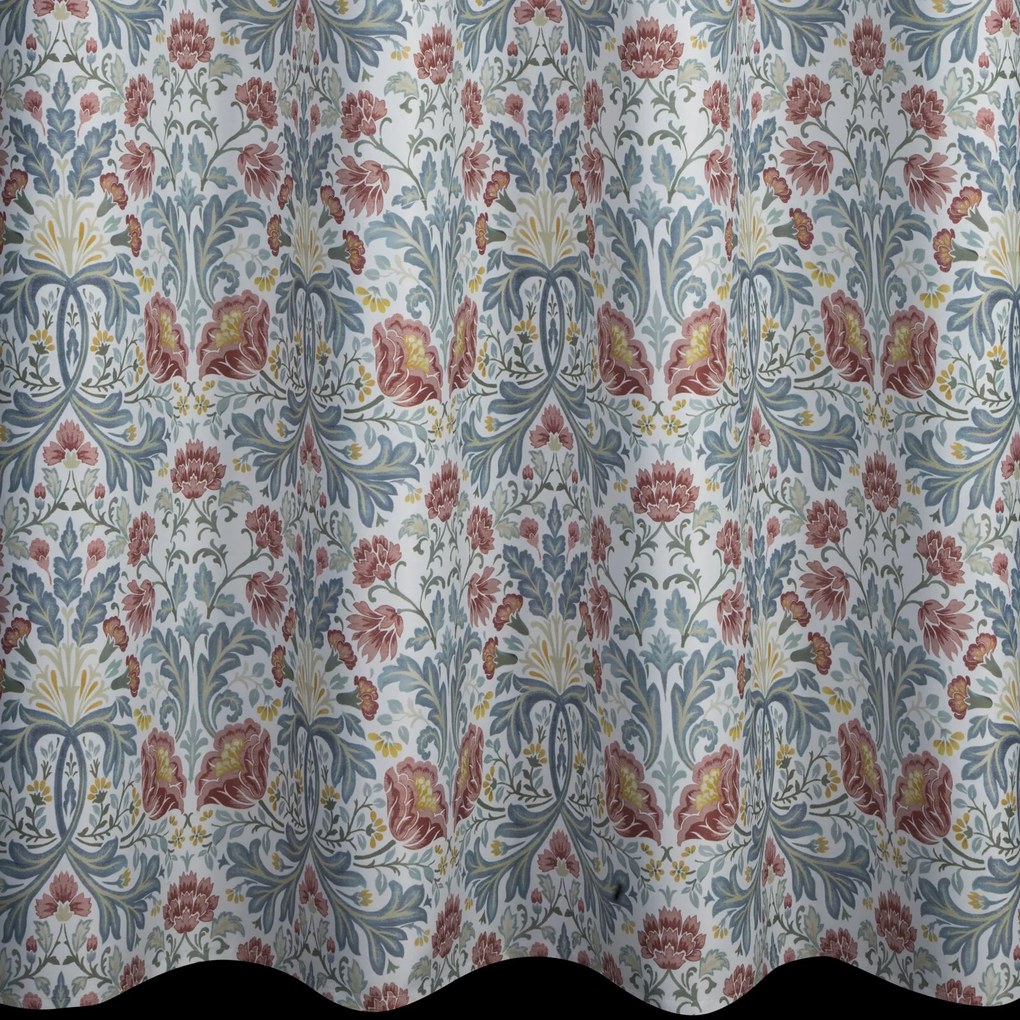 ZÁVES NA KRÚŽKOCH ASHLEY 135X250 CM VZOROVANÁ