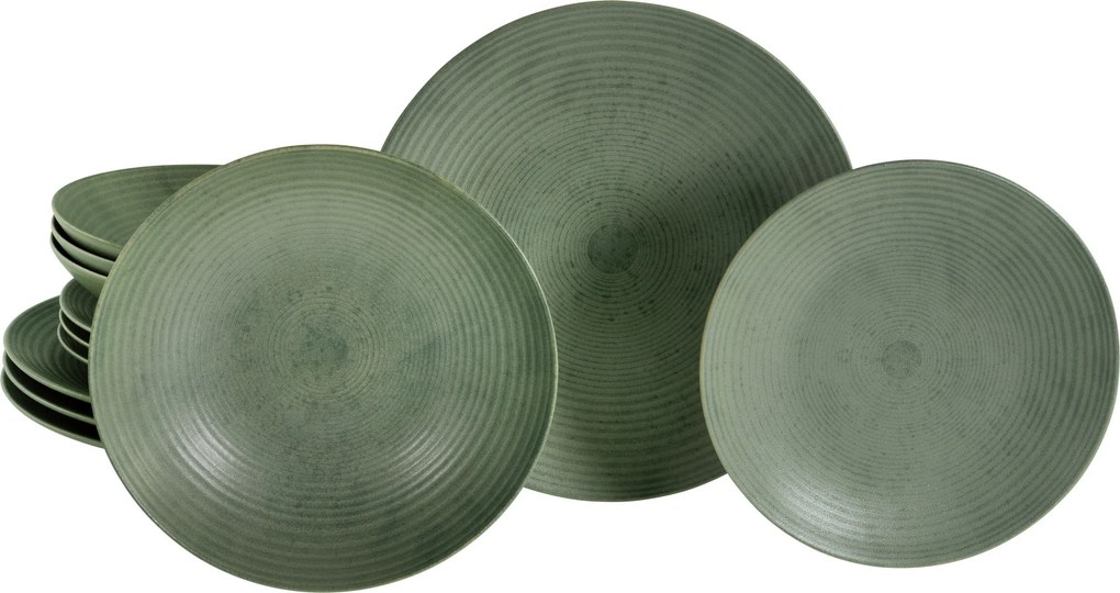 XXXLutz JEDÁLENSKÝ SERVIS Catania Eukalyptus 12-dielne Creatable - Online Only bytové doplnky - 007768054701