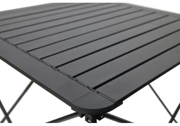 Skladací kempingový stôl 70x70cm antracit