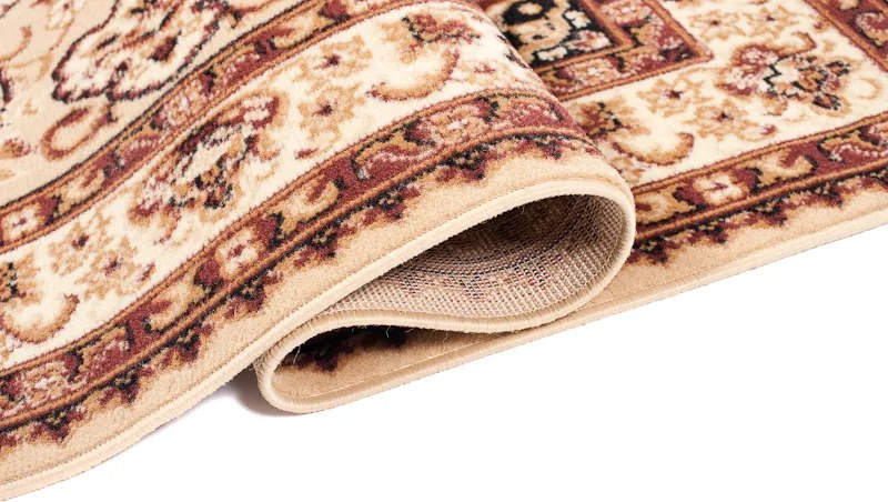 TA Koberec F740A SVETLÝ BÉŽOVÝ ATLAS PP Rozmer: 140x200 cm