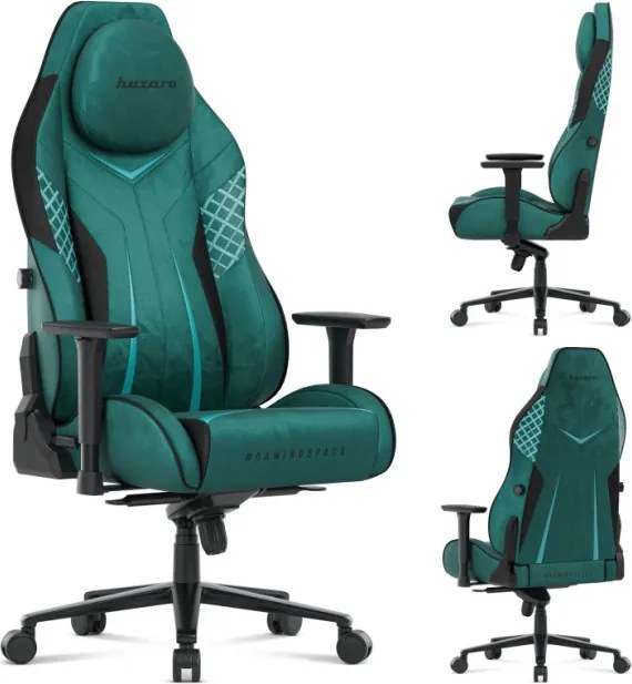 Zamatová herná stolička Force 8.3 Green