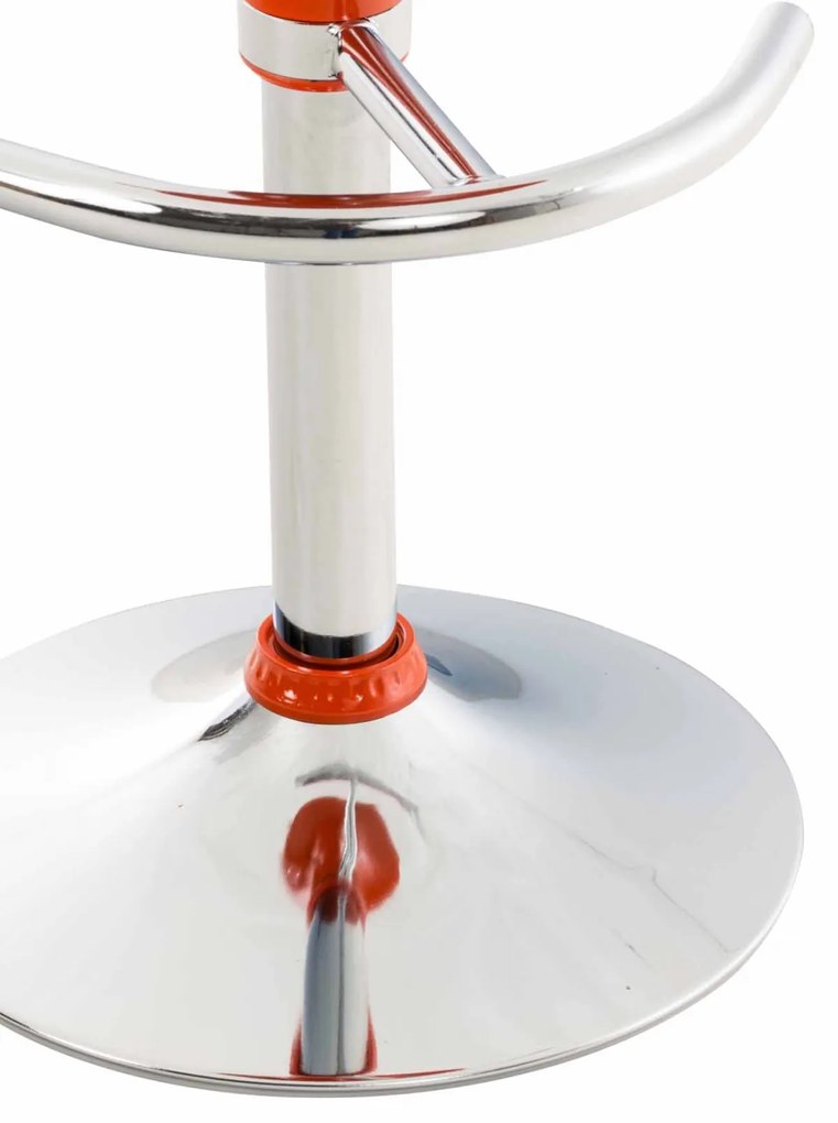 Plastová barová stolička Shine - Oranžová