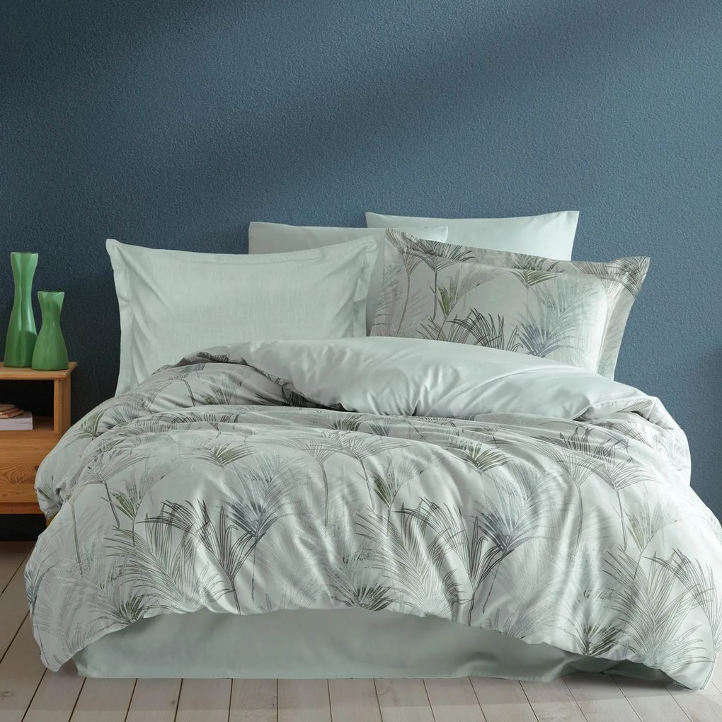 SATÉNOVÉ OBLIEČKY LUXURY PREMIUM PALMIRO 200X220 CM, 2KS 70X80 CM LISTY