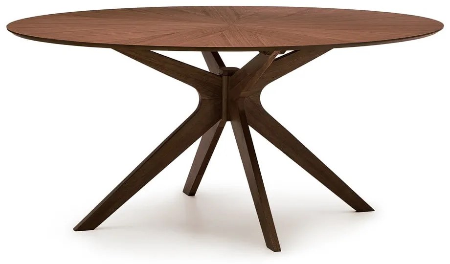 Jedálenský stôl s doskou v dekore orechového dreva 110x180 cm Naanim – Kave Home