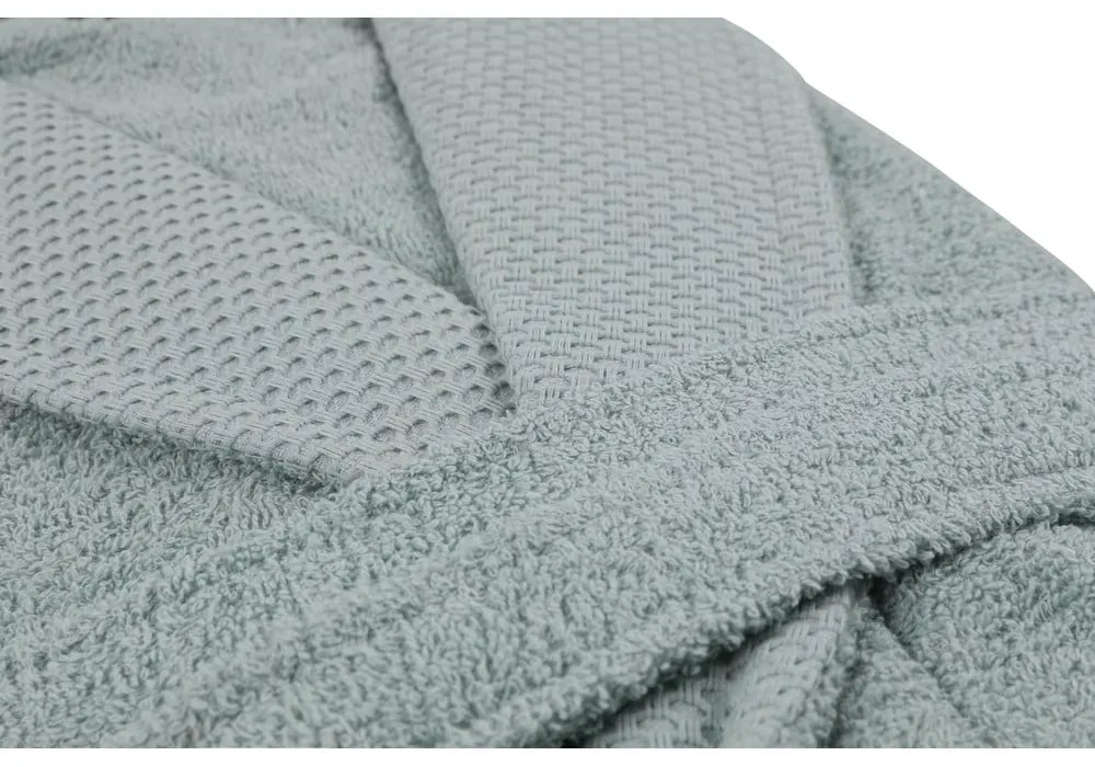 Bavlnený župan v mentolovozelenej farbe veľkosť XL Cappa – Foutastic