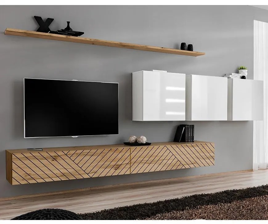 Obývacia Stena Switch VII Line Wotan/Biela