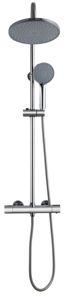 Invena Volos, sprchová sada s termostatickou batériou, chrómová, INV-AU-37-T01-V