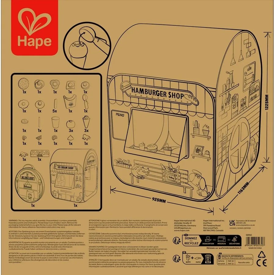 Hape Stánky pouličných predavačov