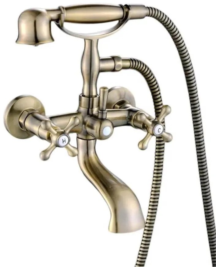 Páková vaňová batéria nástenná  SW-3325 Antica