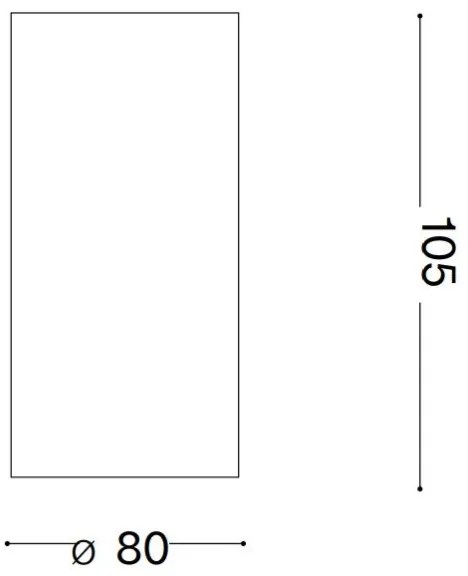 Ideal Lux - LED Bodové svietidlo NITRO LED/10W/230V pr. 8 cm CRI 90 biela
